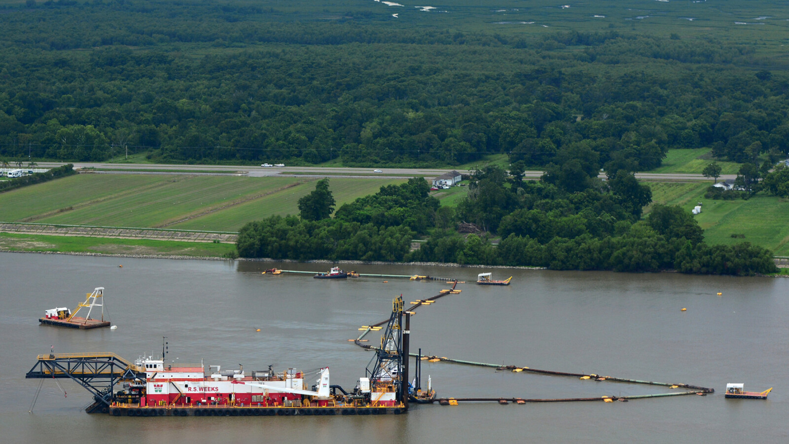 Upper Barataria Marsh Creation Weeks Marine